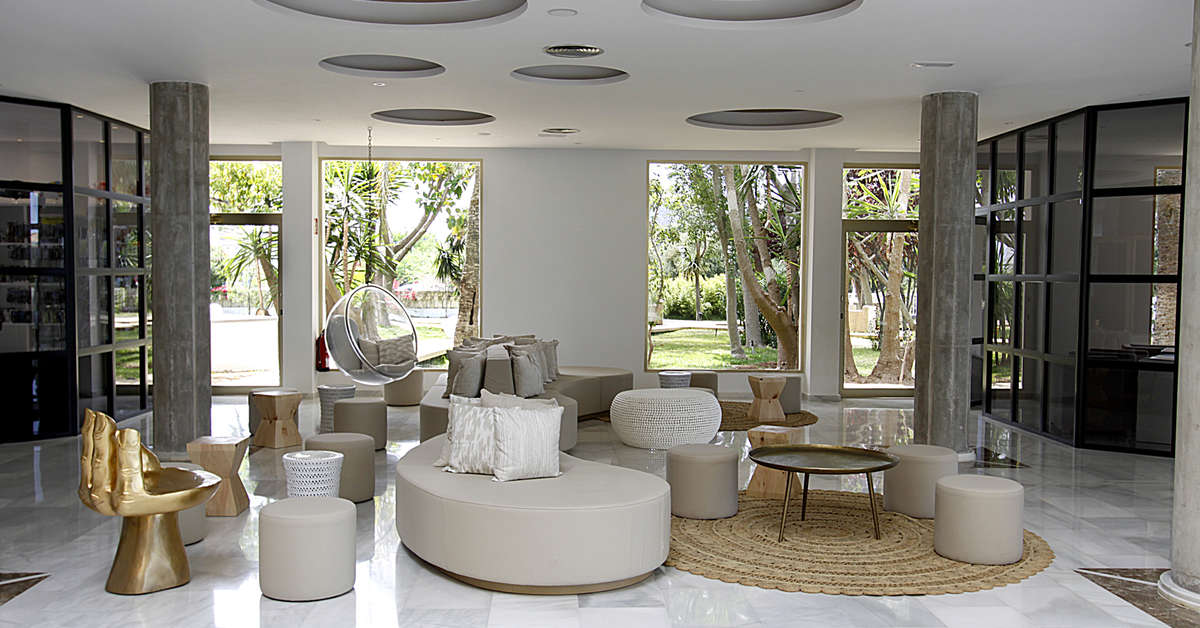 Een foto van het interieur van BG Hotel Rei del Mediterrani Palace