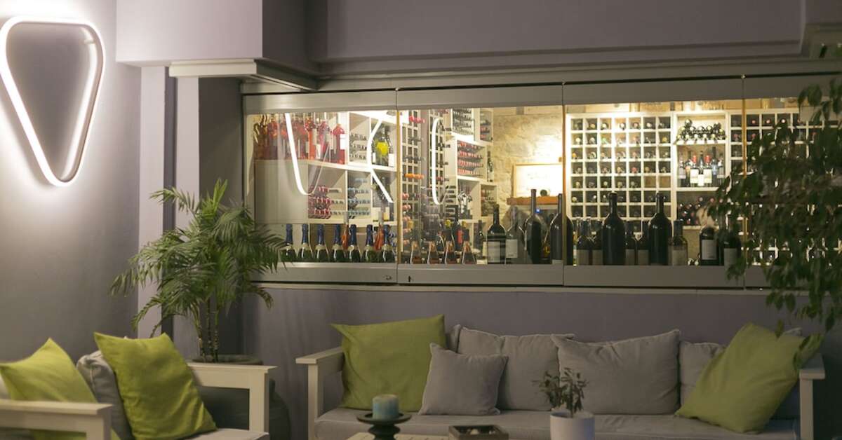 Een foto van het interieur van La Piscine Art Hotel
