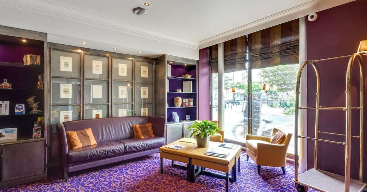Een foto van het interieur van Villa Lutece Port Royal
