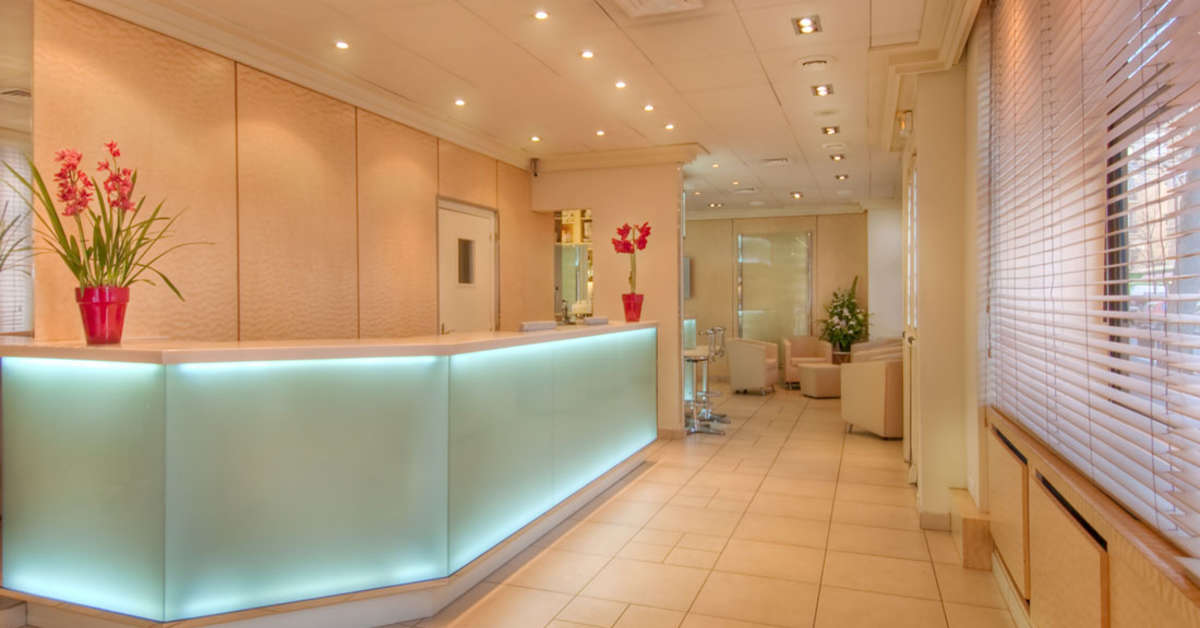 Een foto van het interieur van Hotel Residence Europe