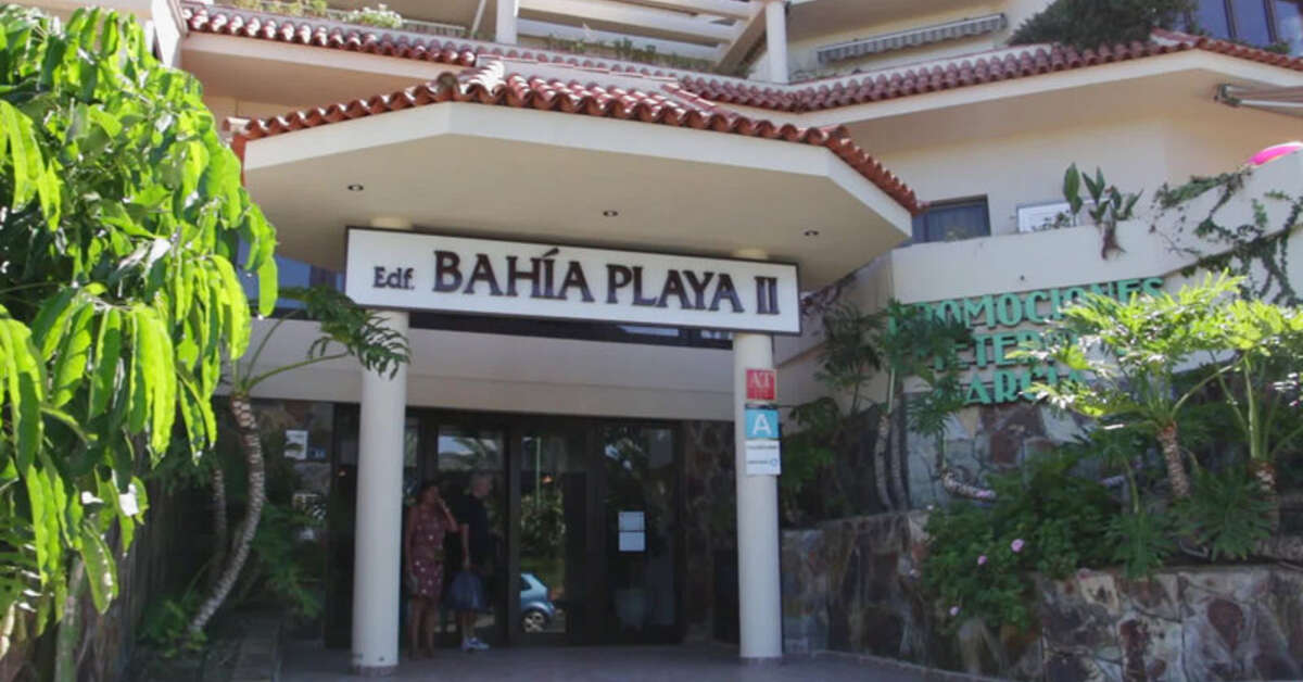 Ein Foto von der Außenansicht des Apartments Bahia Playa