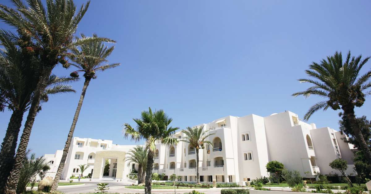Ein Foto von der Außenansicht des Telemaque Beach & Spa