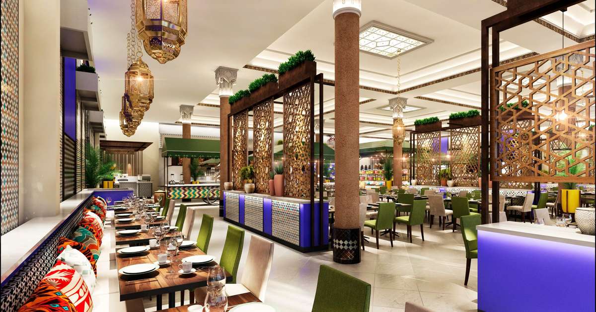 Een foto van de faciliteiten bij Marrakech Ryads Parc & Spa