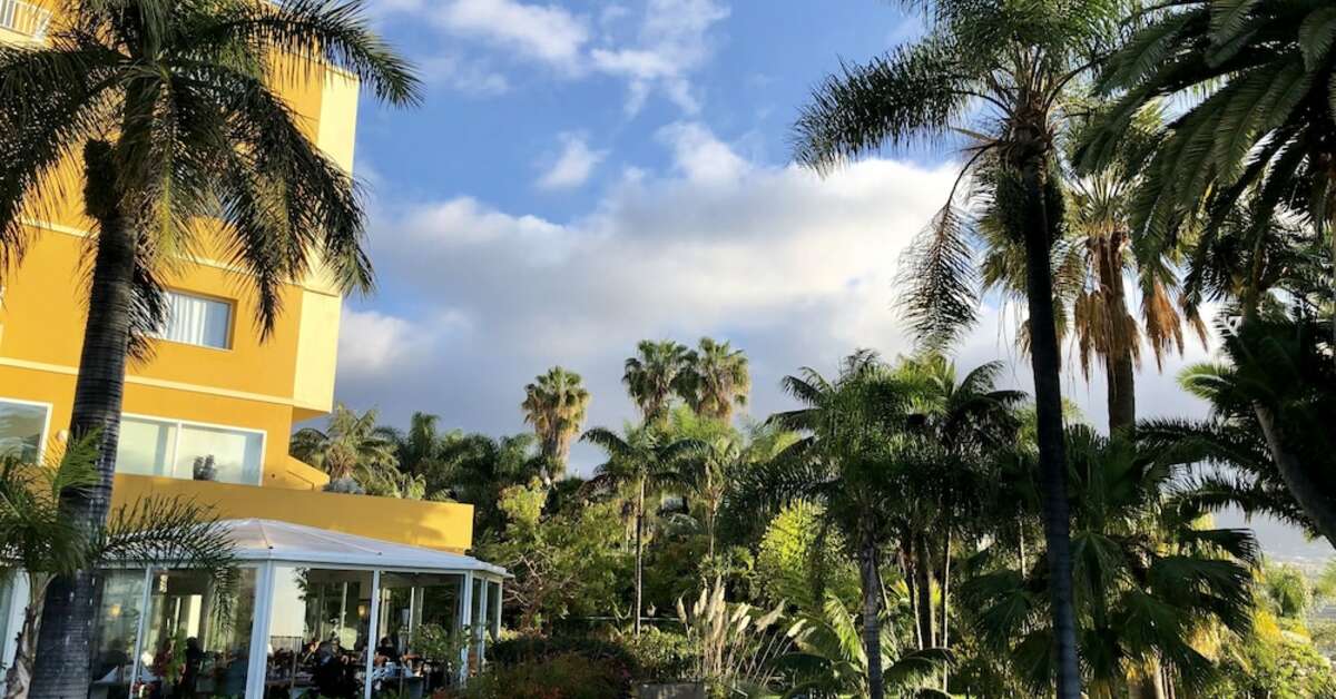 Ein Foto von der Außenansicht des Hotel Tigaiga