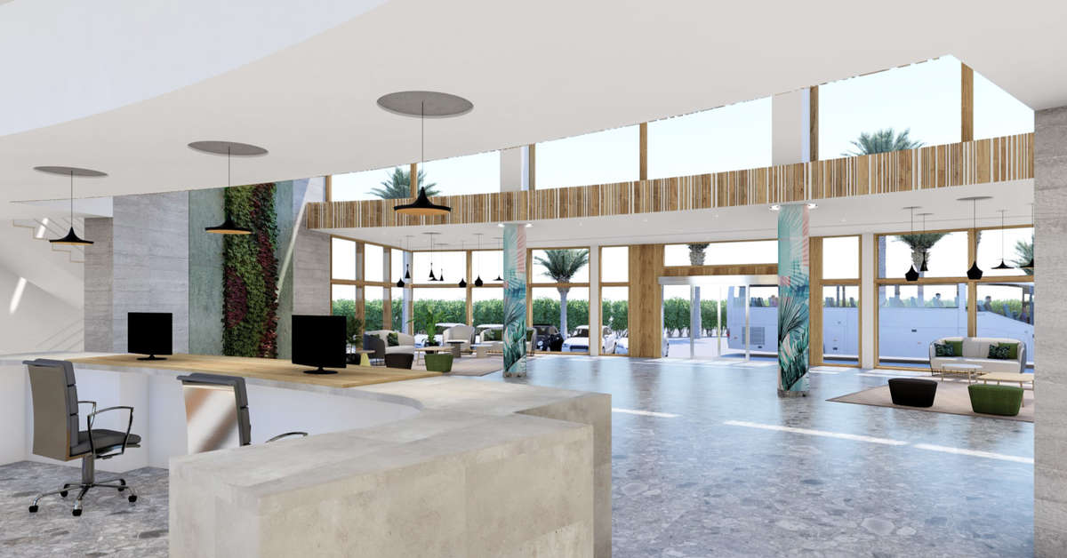 Een foto van het interieur van Albir Garden Resort