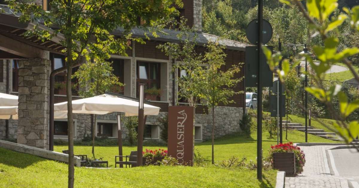 Een foto van de buitenkant van Blu Hotel Acquaseria