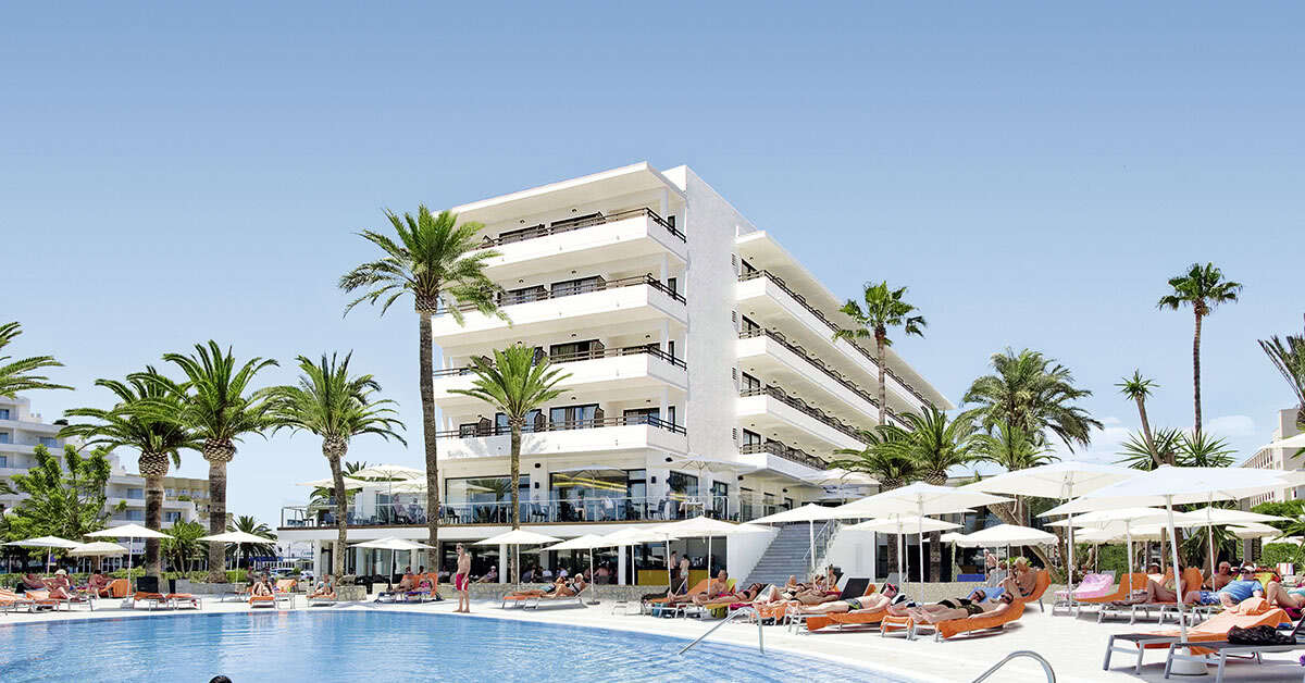 Een foto van een overzicht van Allsun Hotel Bahia del Este