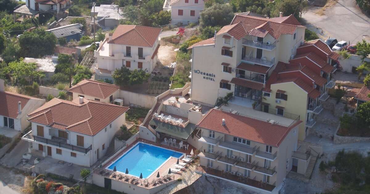Een foto van een overzicht van Hotel Oceanis