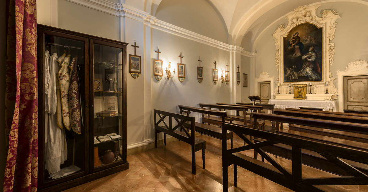 Een foto van het interieur van Posta Donini