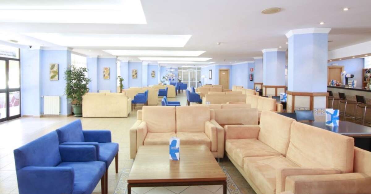 Een foto van het interieur van Hotel Alba Beach