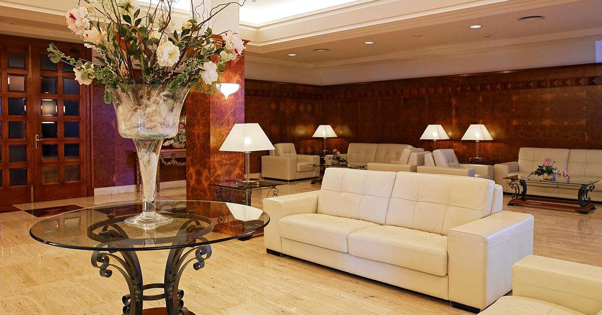 Een foto van het interieur van Hipotels Hipocampo Palace & Spa Hotel