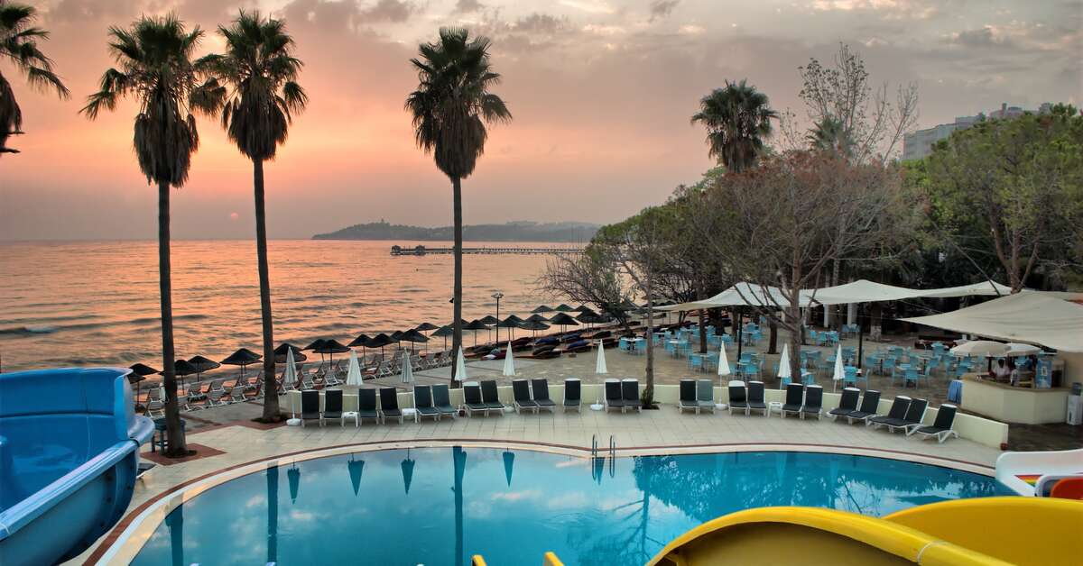 Een foto van het zwembad bij Ephesia Holiday Beach Club