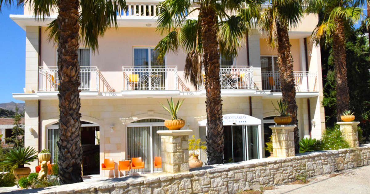 Een foto van de buitenkant van Hotel Porto Plakias