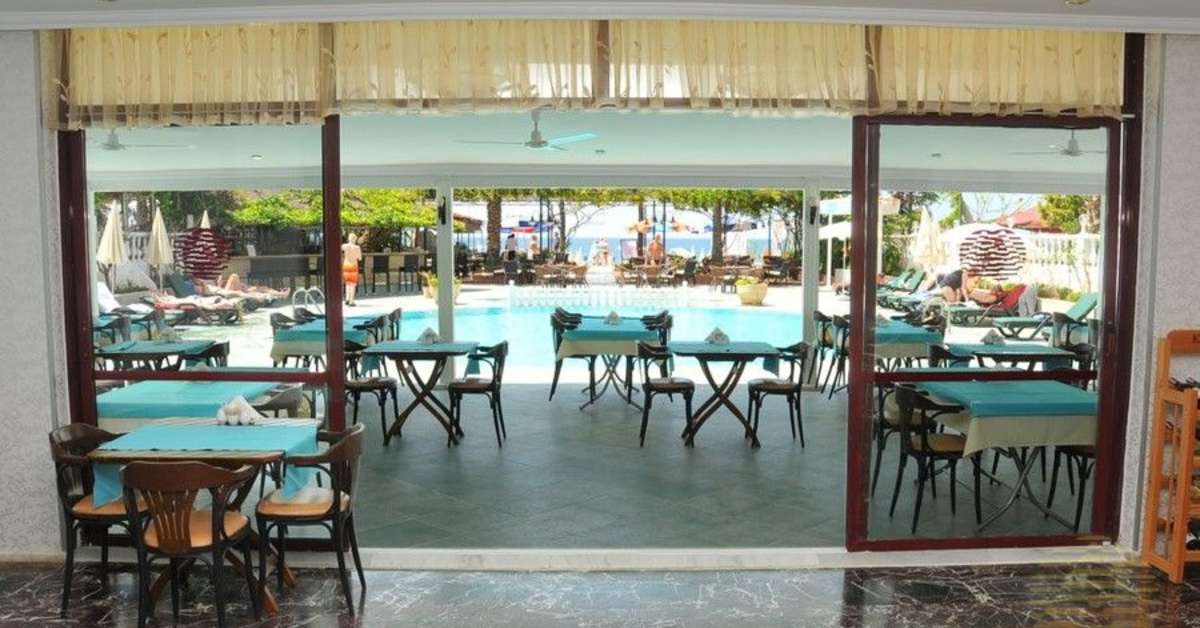 Ein Foto von den Einrichtungen im Azak Hotel