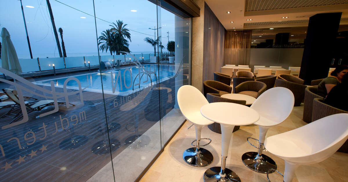 Ein Foto von den Einrichtungen im Hotel Allon Mediterrania