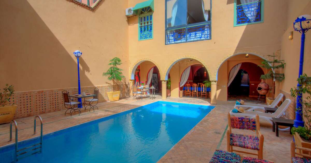 Een foto van Riad La Villa Bleue
