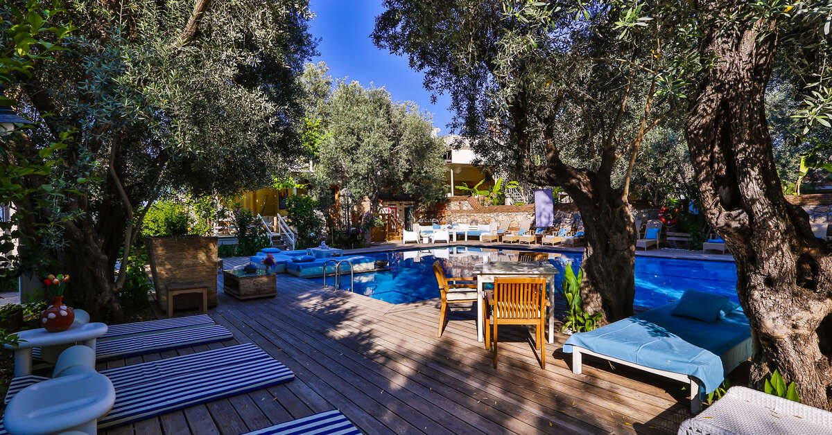 Een foto van het terras bij Oyster Residences