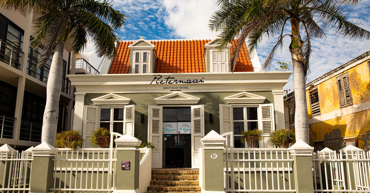 Een foto van de buitenkant van Pietermaai Boutique Hotel