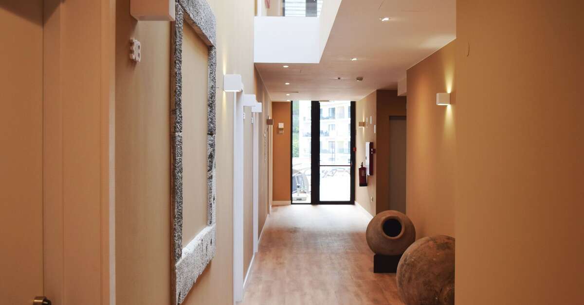 Een foto van het interieur van Hotel Solar do Bom Jesus