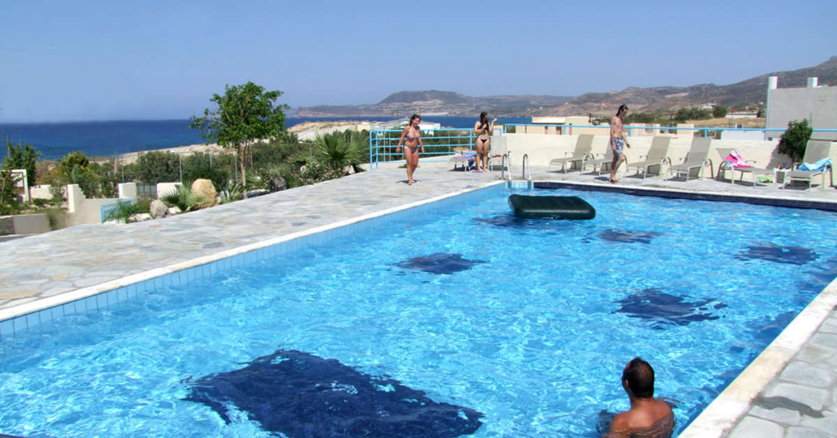Ein Foto vom Pool im Hotel Sea Breeze
