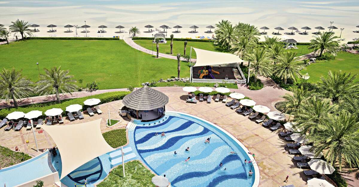 Een foto van een overzicht van Danat Jebel Dhanna Resort