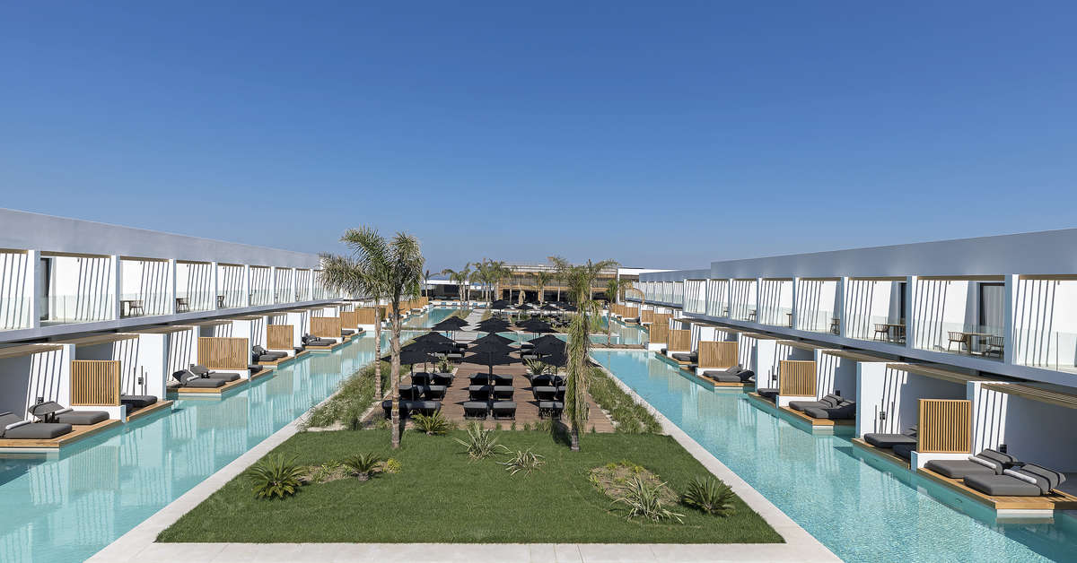 Ein Foto von einer Übersicht des D’Andrea Lagoon Suites