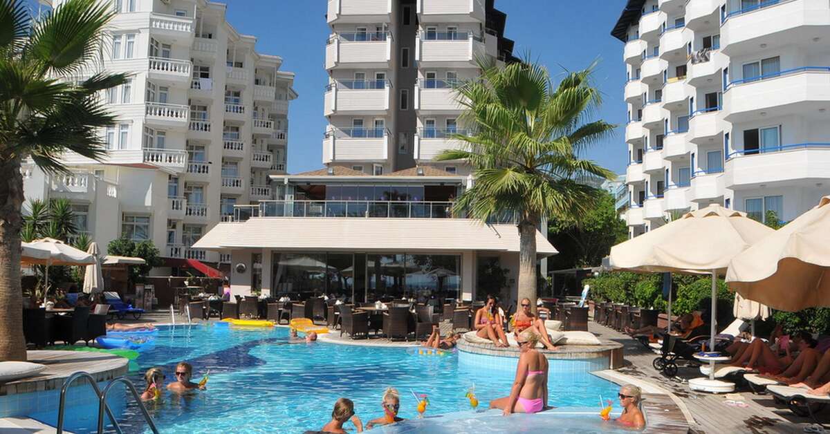 Een foto van het zwembad bij Hotel Savk