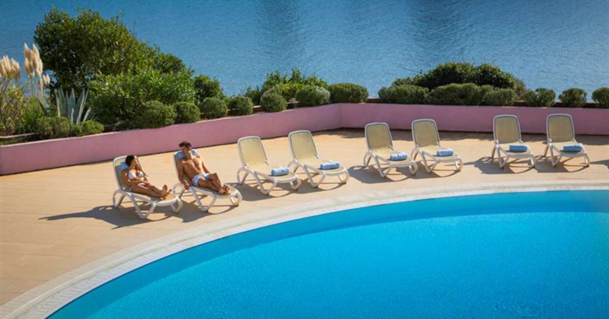 Ein Foto von einer Übersicht des Maistra Select All Suite Island Hotel Istra