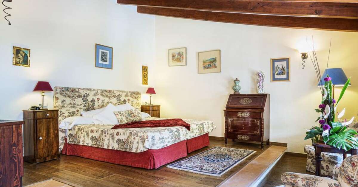 Een foto van het interieur van S'Olivaret Hotel Rural