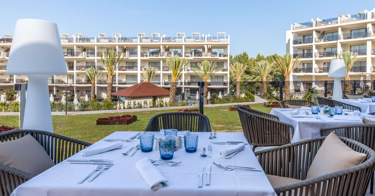Ein Foto von den Einrichtungen im Hotel Zafiro Palace Palmanova