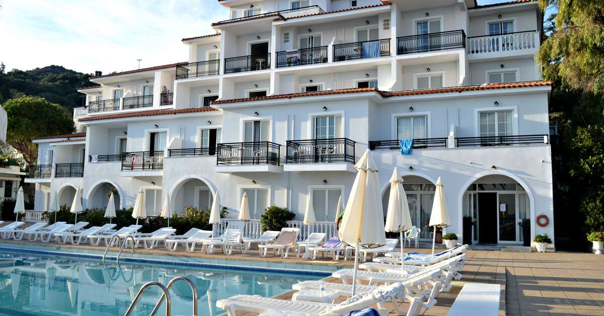 Een foto van het zwembad bij Paradise Beach Hotel Argassi