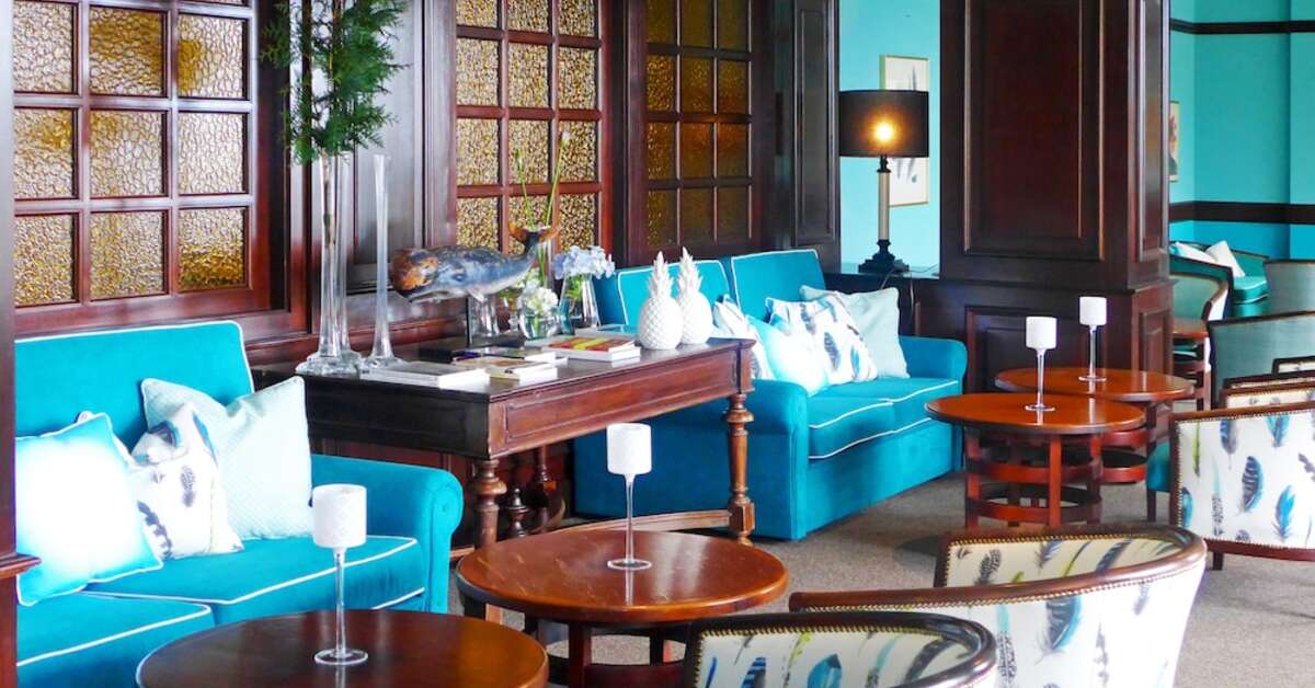 Een foto van het interieur van Pestana Bahia Praia