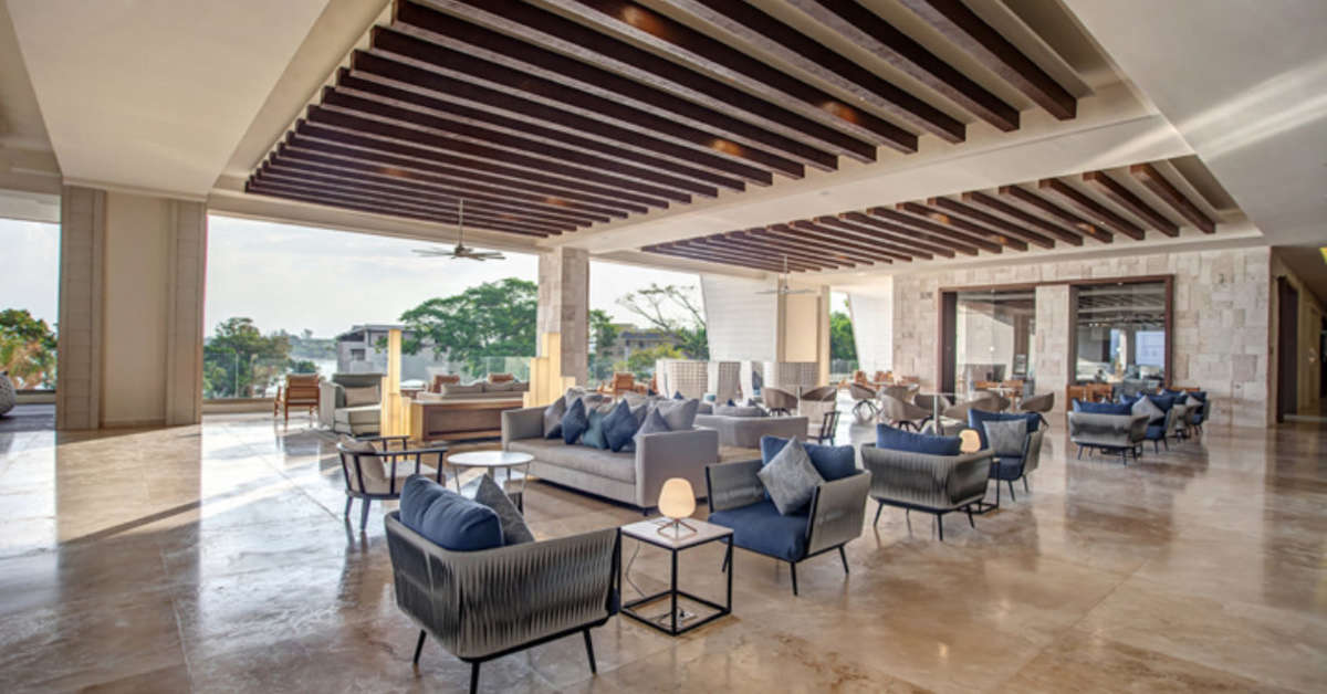 Een foto van het interieur van Royalton Negril