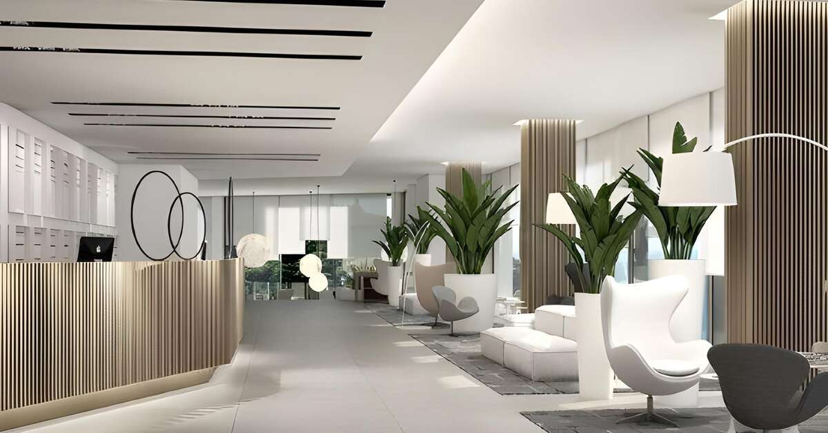 Een foto van het interieur van Hotel Kompas Dubrovnik