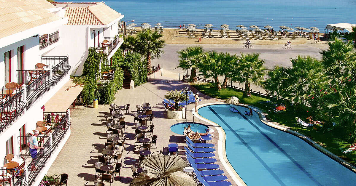 Een foto van een overzicht van Almyrida Beach Hotel