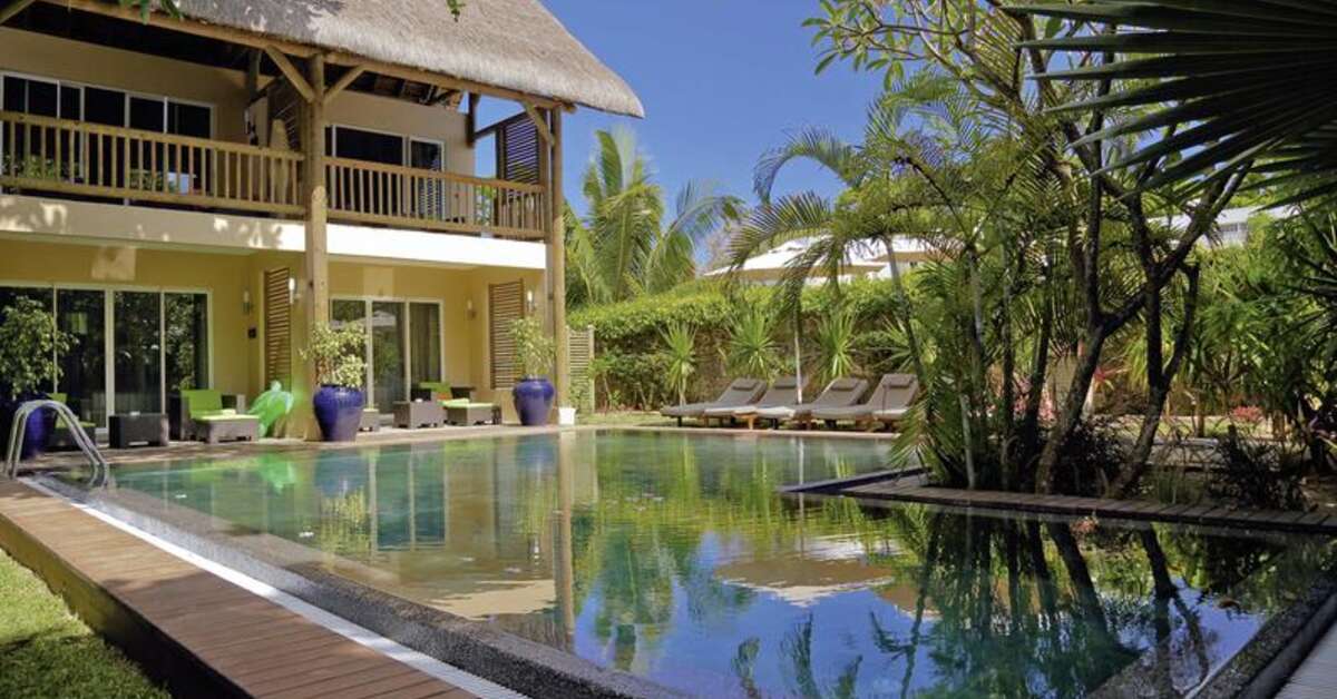 Ein Foto vom Pool im Ocean Beach & Villas