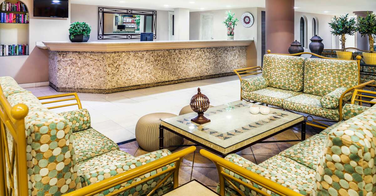 Een foto van het interieur van Sol Sun Beach