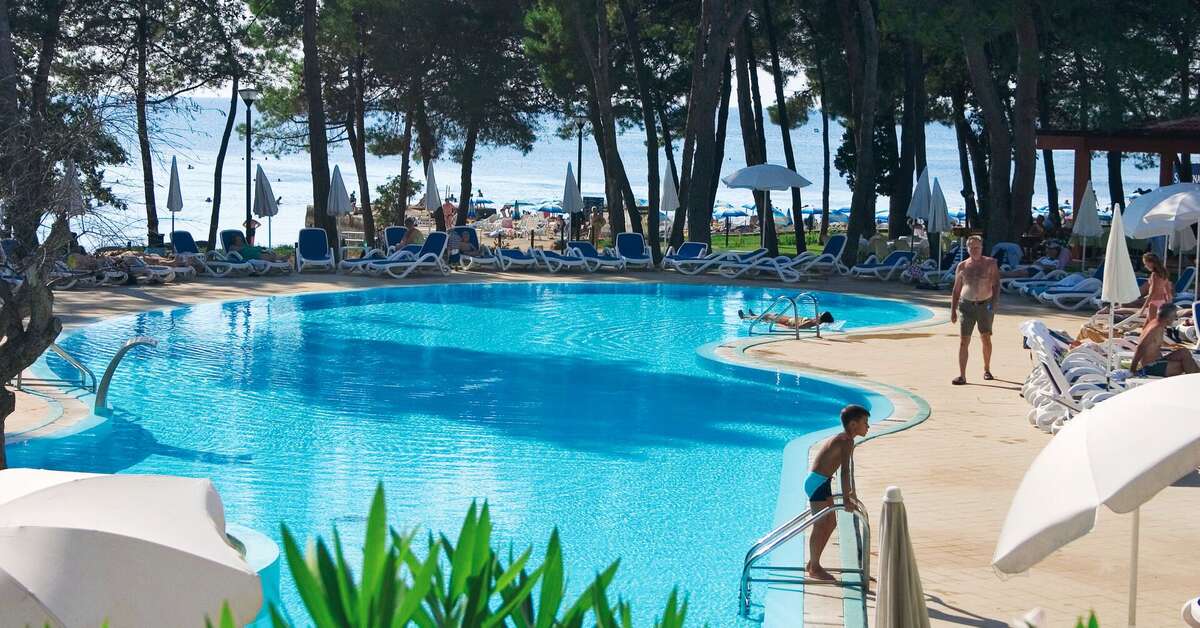 Ein Foto vom Pool im Aurora Plava Laguna