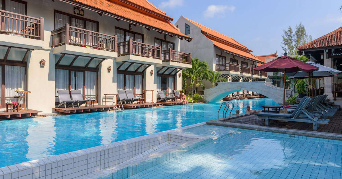 Een foto van een overzicht van Khao Lak Oriental Resort