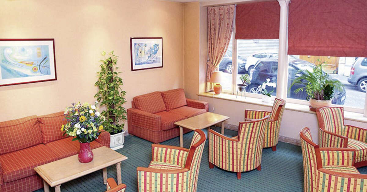 Een foto van het interieur van Hotel Residence du Pre