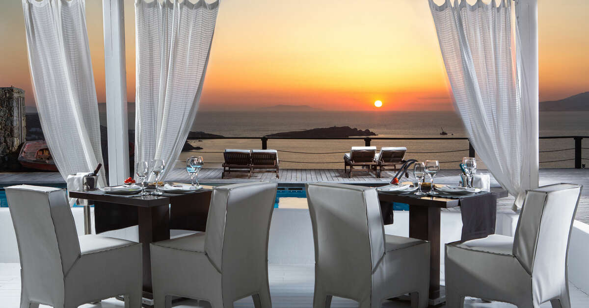 Ein Foto von den Einrichtungen im Tharroe of Mykonos Hotel