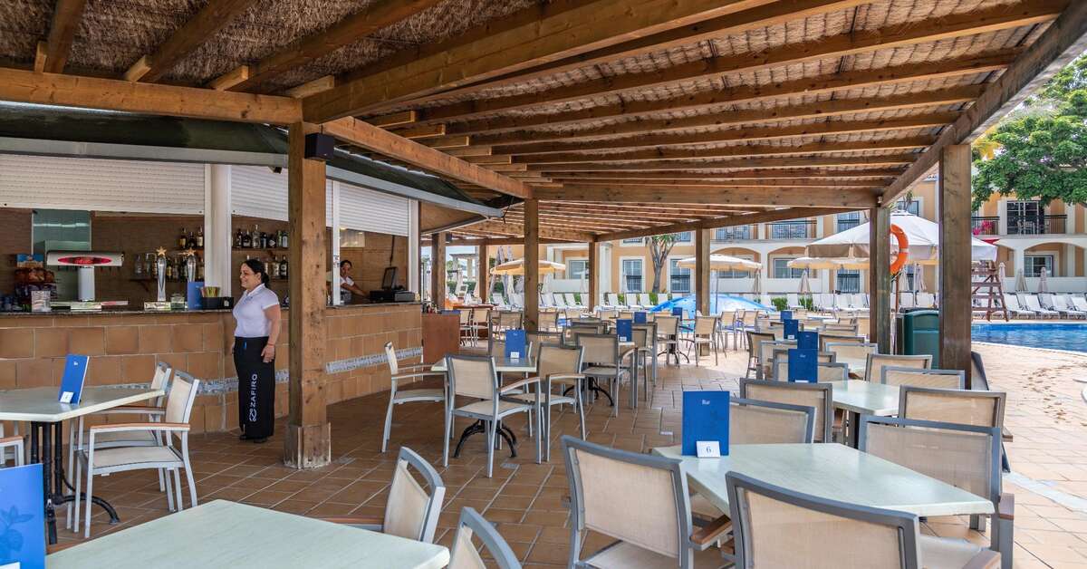 Een foto van de faciliteiten bij Hotel Zafiro Menorca
