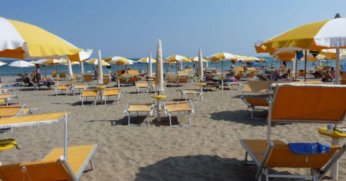 Een foto van het strand bij Camping Italy Village