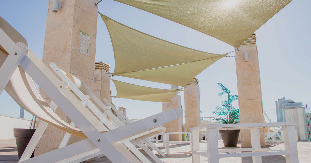 Een foto van het terras bij Houm Plaza Son Rigo