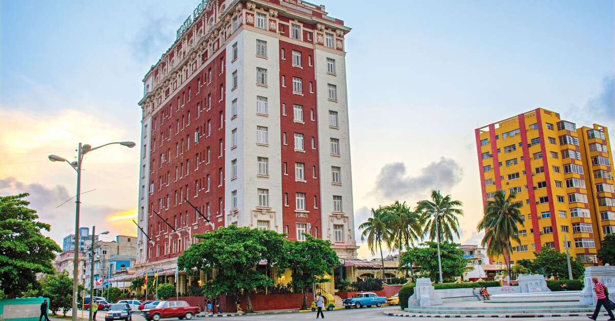 Ein Foto von der Außenansicht des Roc Presidente Hotel