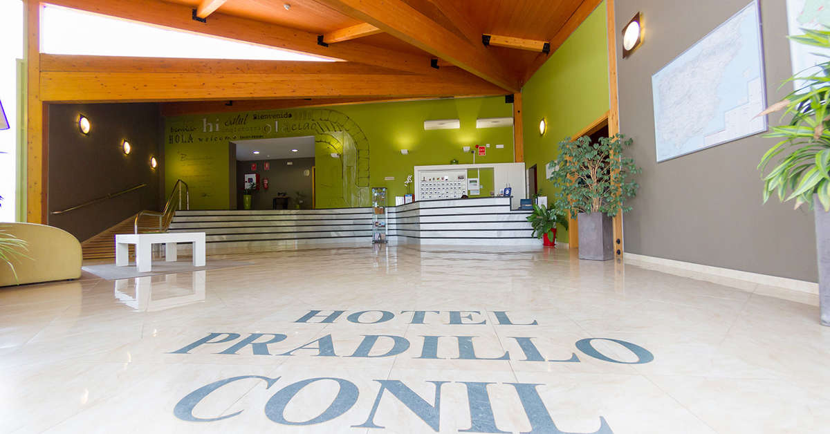 Een foto van het interieur van Hotel Pradillo Conil