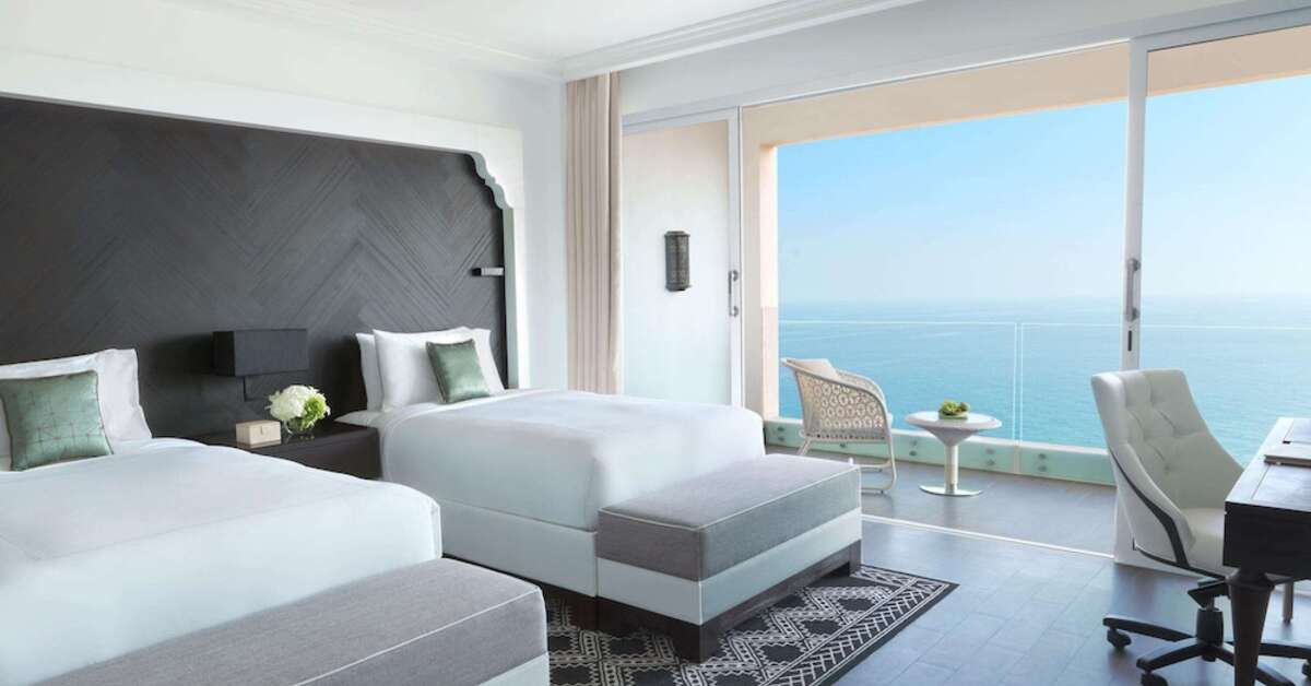 Een foto van een overzicht van Fairmont Fujairah Beach Resort