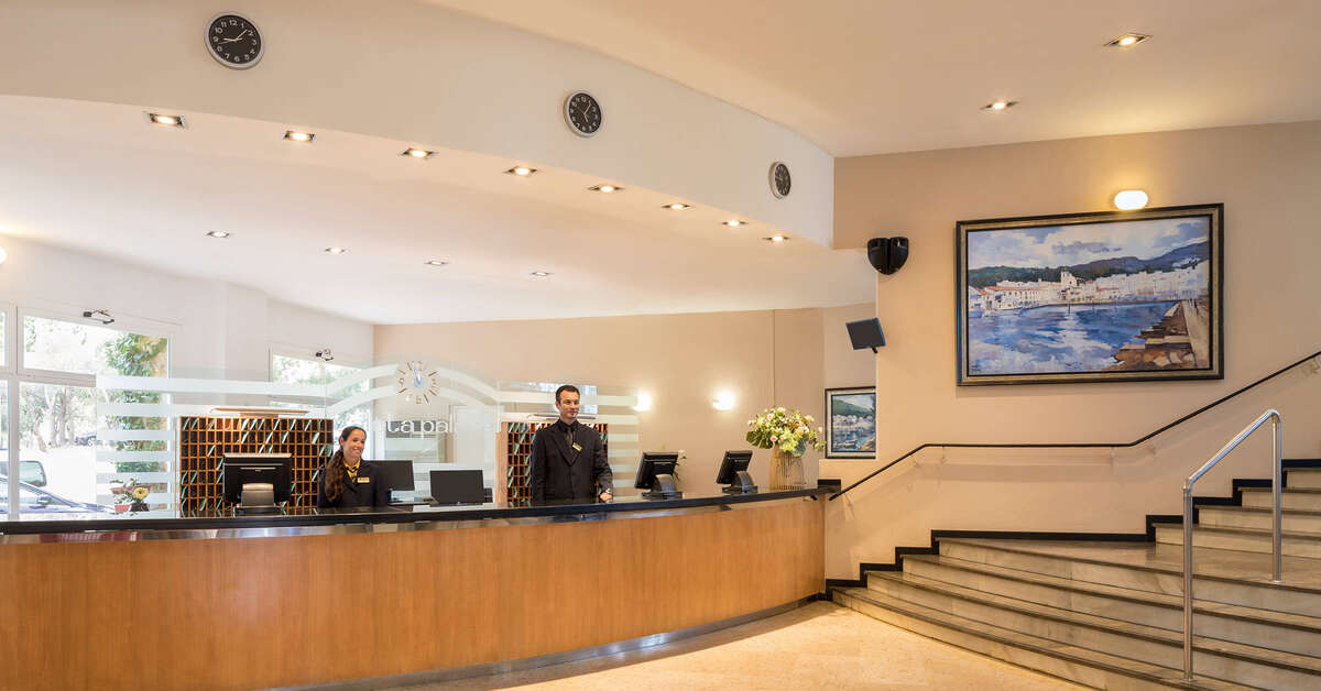 Een foto van het interieur van H-Top Caleta Palace