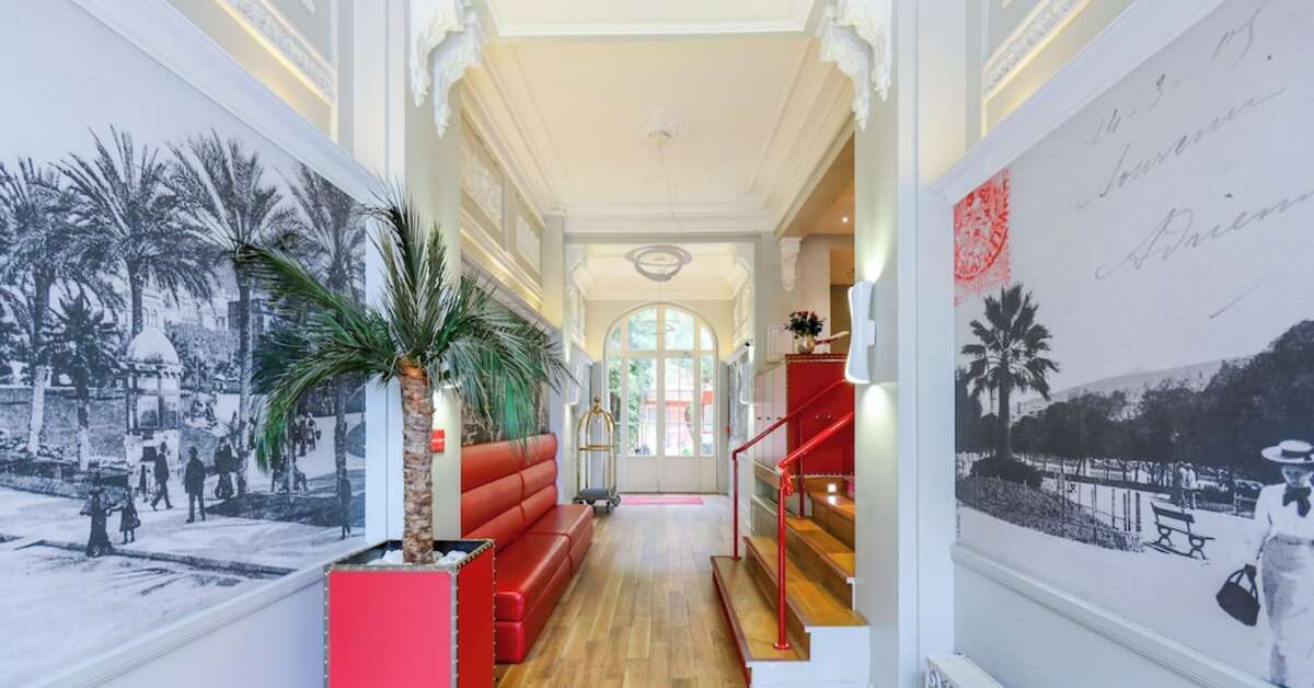 Een foto van het interieur van Nice Excelsior Hotel
