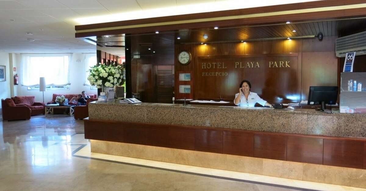 Een foto van het interieur van 4R Hotel Playa Park